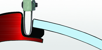 Equalizer U-Groove Cut Out Knife - Without Pull Handle