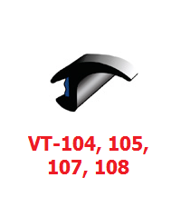 Vinyl Universal Windshield Mouldings