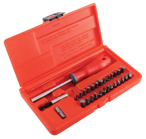 30 Piece Screw Driver Insert Set - Tamper Proof