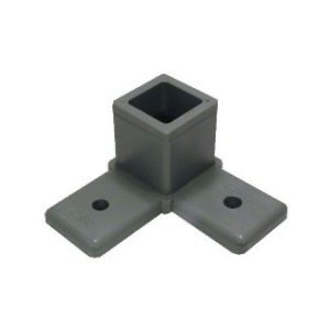 90° Black Base for 1 X 1 Aluminum Tube
