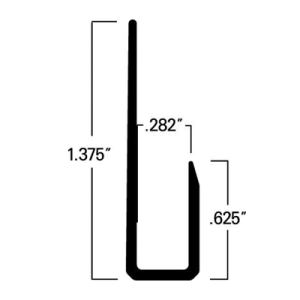 Deep J Channel Smooth Back