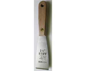 Maple Putty Knife - 1 1/2" Wide Stiff Blade