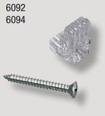 Clear Plastic Mirror Clip