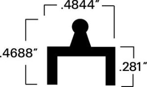 Single Track Bottom Insert Rail