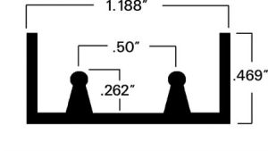 One Piece Base with Side Rails