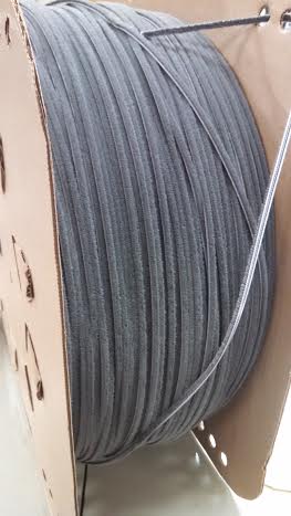 "C"-Sash Extruded Pile Weatherstrip Gray