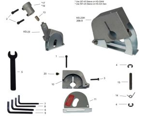 Kett KS-23 Saw Unit Parts