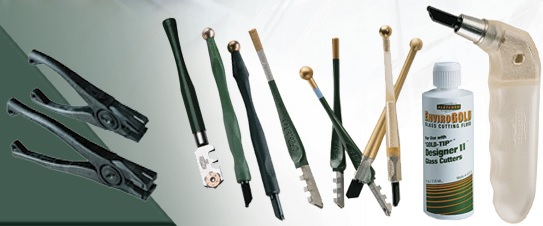 Glass Cutters, Steel/Carbide