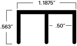 Small Header/Jam/Base without Insert