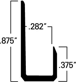 Small J Channel Smooth Back