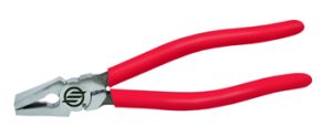 Straight Jaw Pliers - Heavy-Duty Red-Coated Handle