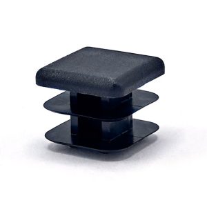 N Cap for 1 X 1 Extrusion - Black