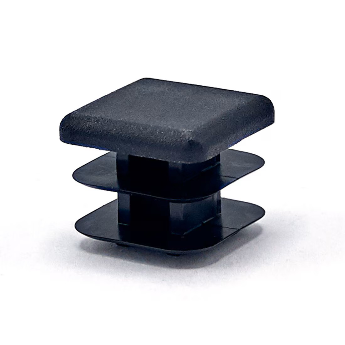 N Cap for 1 X 1 Extrusion - Black