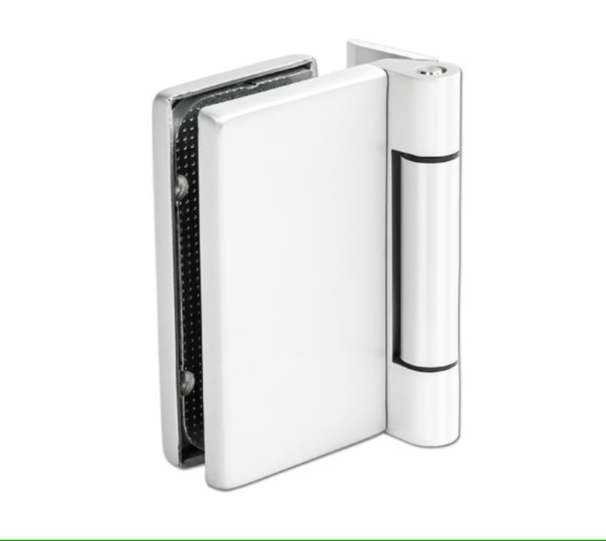 FrameTec Select 2.0 - Glass Door Hinge with Mounting Plate
